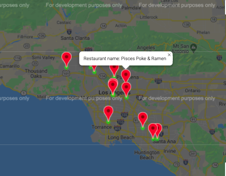 map of best restaurants